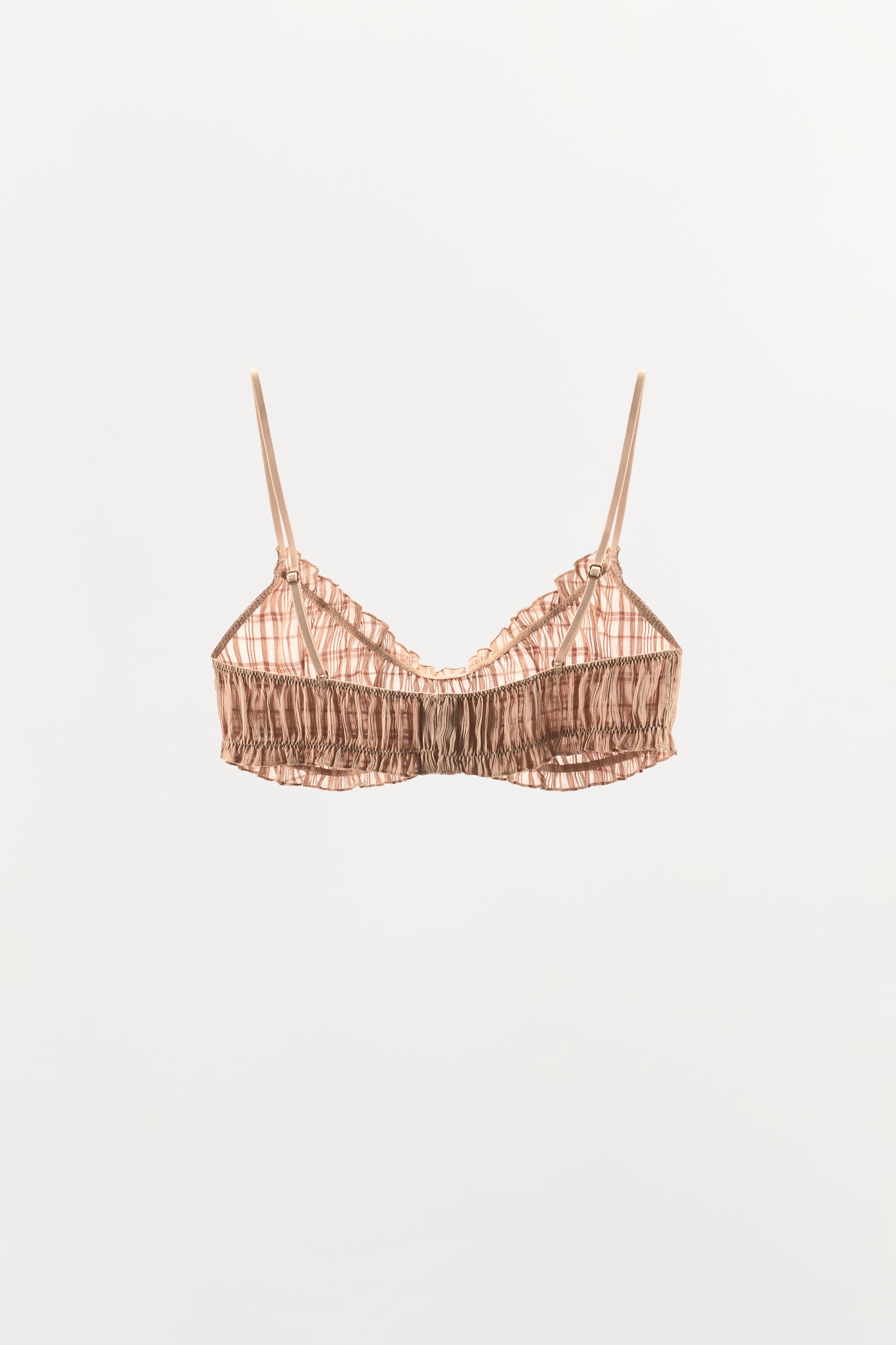 ELASTIC RUCHED BRALETTE